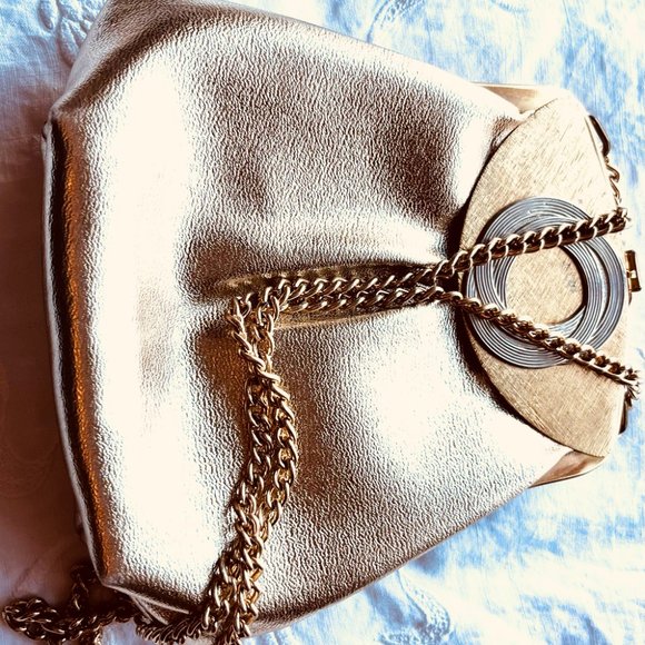 Vintage 1970s Gold Evening Clutch – Ingledew’s - Picture 7 of 10